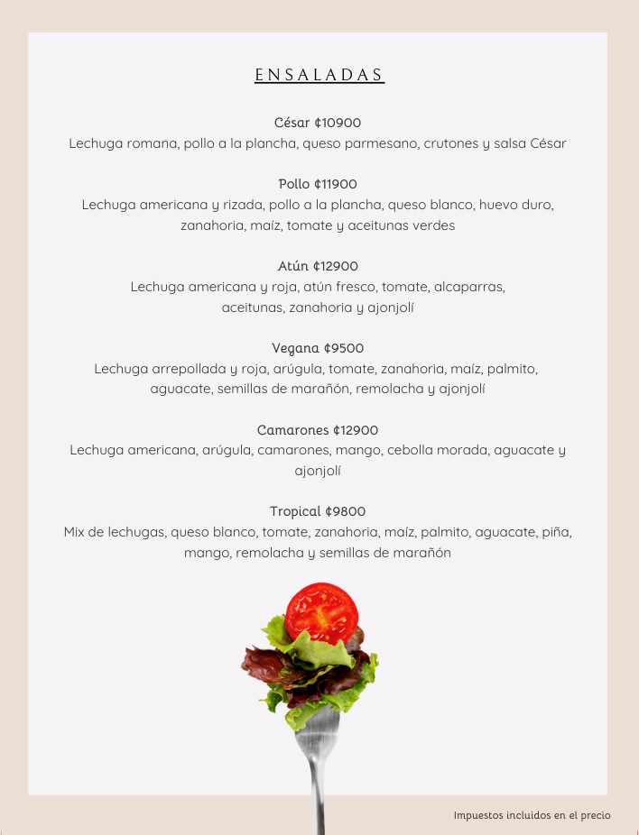 Ensaladas